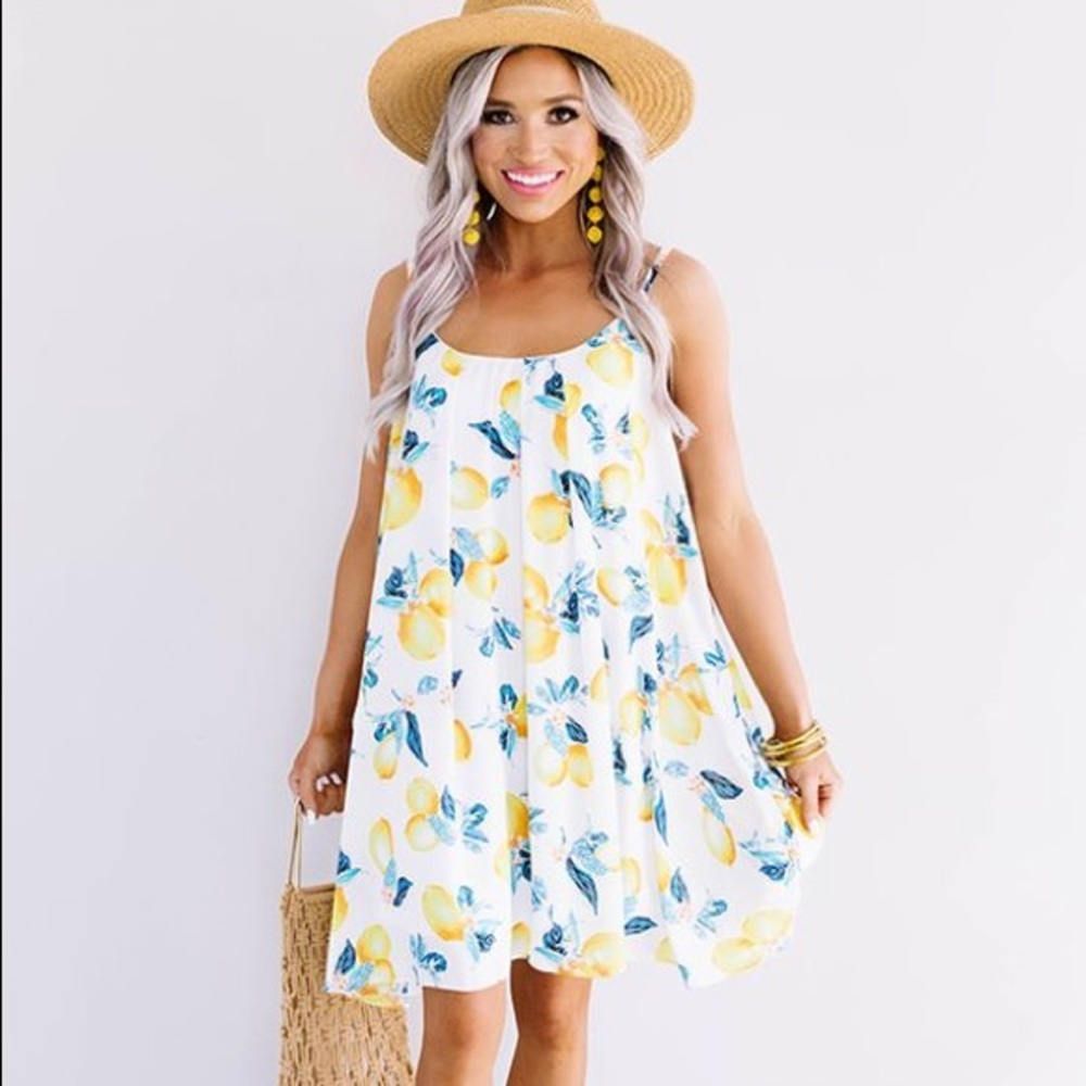 Shop Impressions Daquiris & Daydreams lemon dress